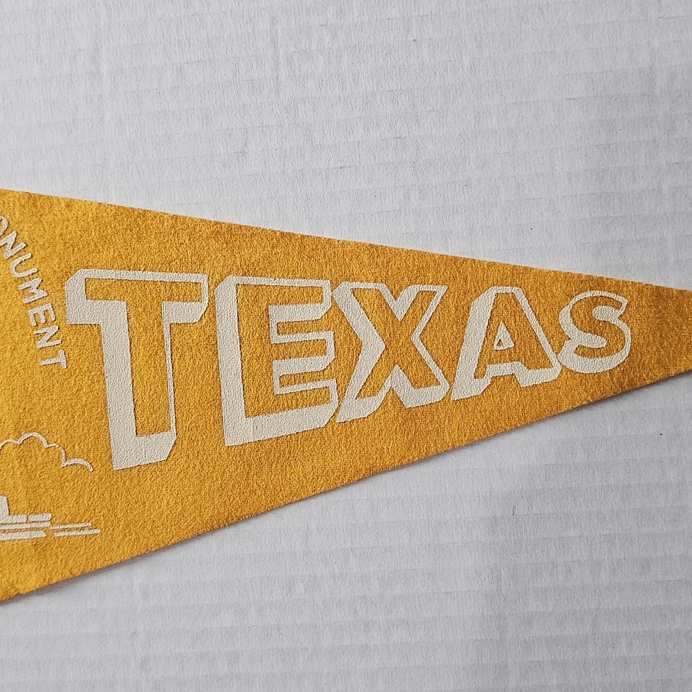 Texas Revolution Pennant San Jacinto Monument Sam Houston Republic of Texas - Picture 5 of 8